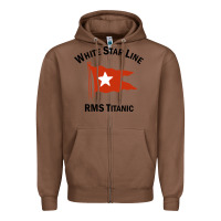 Chestnut white star line (1) Zipper Hoodie - artisFamous