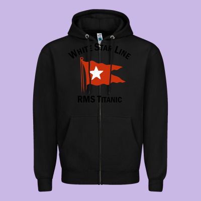 White Star Line (1) Zipper Hoodie Designed By Artisfamous