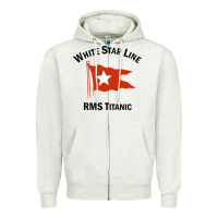 Oatmeal Heather white star line (1) Zipper Hoodie - artisFamous
