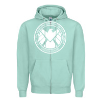 Seafoam agents of shield Zipper Hoodie - artisFamous