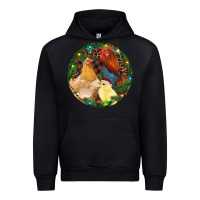 Black Christmas Chick Family Urban Hoodie - RanaPortraitStore