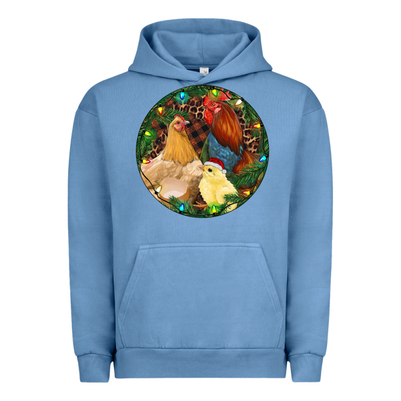 Christmas Chick Family Urban Hoodie by RanaPortraitStore | Teevron