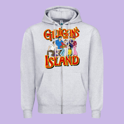 Gilligan Island Zipper Hoodie Designed By Artisfamous