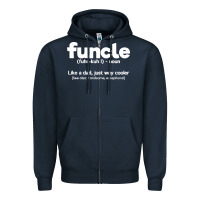 Navy funcle definition Zipper Hoodie - artisFamous