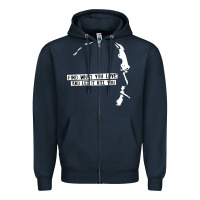 Navy charles bukowski Zipper Hoodie - artisFamous