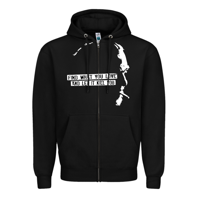 Charles Bukowski Zipper Hoodie by artisFamous | Teevron