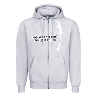 Heather Grey charles bukowski Zipper Hoodie - artisFamous