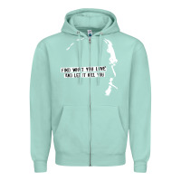 Seafoam charles bukowski Zipper Hoodie - artisFamous