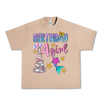 Burro birthday girl 4 Urban Heavy Tee - BundleAndBundleShop
