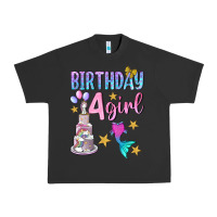 Pigment Black birthday girl 4 Urban Heavy Tee - BundleAndBundleShop