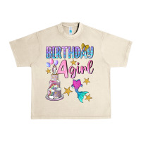 Sandshell birthday girl 4 Urban Heavy Tee - BundleAndBundleShop