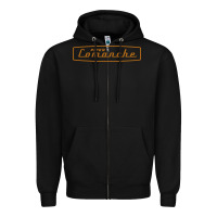 Black comanche piper Zipper Hoodie - artisFamous