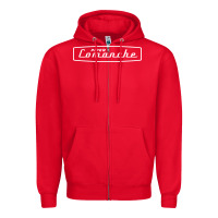 Red comanche piper Zipper Hoodie - artisFamous