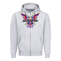 Heather Grey diplomats music Zipper Hoodie - artisFamous