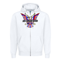White diplomats music Zipper Hoodie - artisFamous
