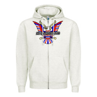 Oatmeal Heather diplomats music Zipper Hoodie - artisFamous