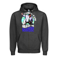 Charcoal Heather chris farley   matt foley nostalgia Zipper Hoodie - artisFamous