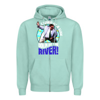 Seafoam chris farley   matt foley nostalgia Zipper Hoodie - artisFamous