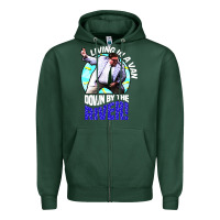 Sports Green chris farley   matt foley nostalgia Zipper Hoodie - artisFamous