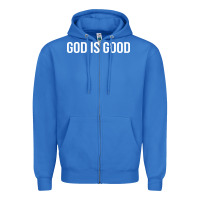 True Royal god is good Zipper Hoodie - artisFamous