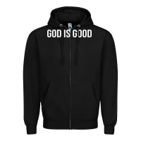 Black god is good Zipper Hoodie - artisFamous