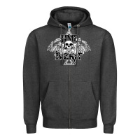Charcoal Heather Limp Bizkit Essential Zipper Hoodie - artisFamous