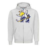 Dove Grey fighting saints Zipper Hoodie - artisFamous