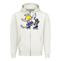 Oatmeal Heather fighting saints Zipper Hoodie - artisFamous