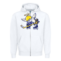 White fighting saints Zipper Hoodie - artisFamous
