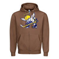 Chestnut fighting saints Zipper Hoodie - artisFamous