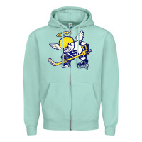 Seafoam fighting saints Zipper Hoodie - artisFamous