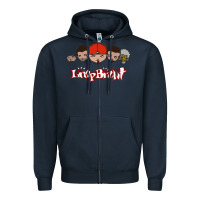 Navy Limp Bizkit Essential Zipper Hoodie - artisFamous