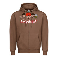 Chestnut Limp Bizkit Essential Zipper Hoodie - artisFamous