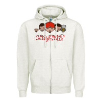Oatmeal Heather Limp Bizkit Essential Zipper Hoodie - artisFamous