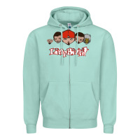 Seafoam Limp Bizkit Essential Zipper Hoodie - artisFamous