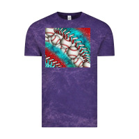 Cloud Purple baseball and gemstone tumbler Vintage Tee - BundleAndBundleShop