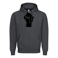 Smoke fist Zipper Hoodie - artisFamous