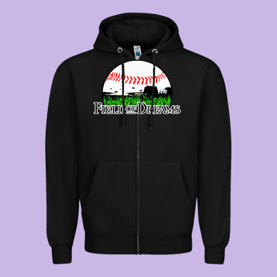 Field Of Dreams Zipper Hoodie Designed By Artisfamous