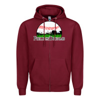 Burgundy field of dreams Zipper Hoodie - artisFamous