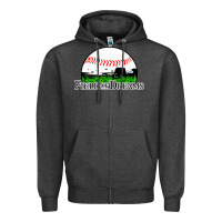 Charcoal Heather field of dreams Zipper Hoodie - artisFamous