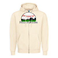 Sandshell field of dreams Zipper Hoodie - artisFamous