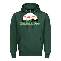 Sports Green field of dreams Zipper Hoodie - artisFamous