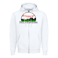 White field of dreams Zipper Hoodie - artisFamous