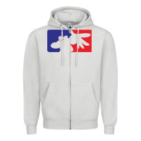 Dove Grey Limp Bizkit Essential Zipper Hoodie - artisFamous