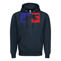 Navy Limp Bizkit Essential Zipper Hoodie - artisFamous