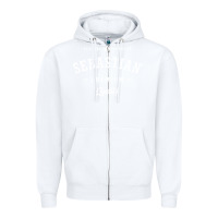 White Sebastian Personalized Name Mens Birthday Zipper Hoodie - artisFamous