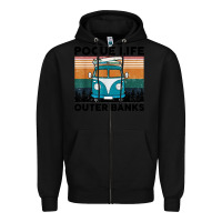 Black pogue life outer banks retro vintage Zipper Hoodie - artisFamous