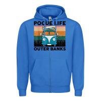 True Royal pogue life outer banks retro vintage Zipper Hoodie - artisFamous