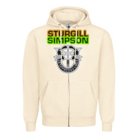 Sandshell Sturgill Simpson De Oppresso Liber Zipper Hoodie - artisFamous