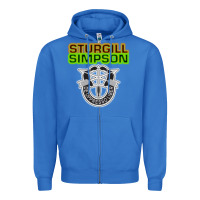 True Royal Sturgill Simpson De Oppresso Liber Zipper Hoodie - artisFamous